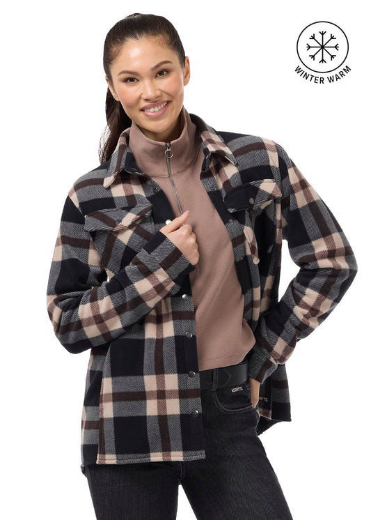 Alpine Fleece Snap Front Barn Jacket