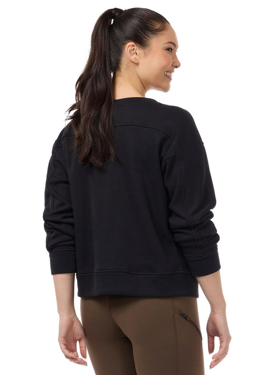 Cozy Crest Plush Fleece Sweatshirt