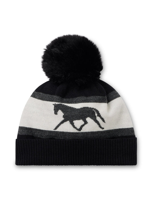 Pony Pom Winter Hat
