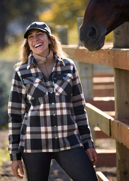 Alpine Fleece Snap Front Barn Jacket