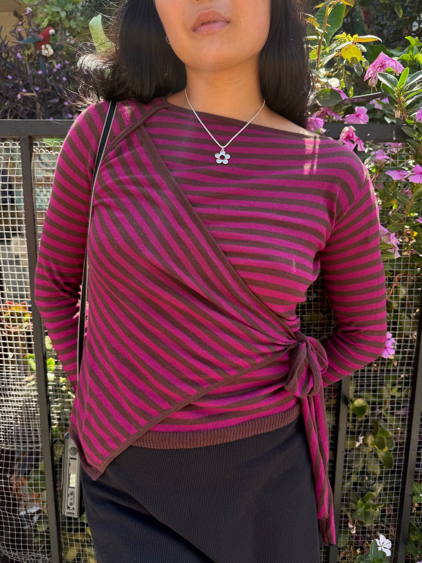 Hannie Sheer Tie Jumper