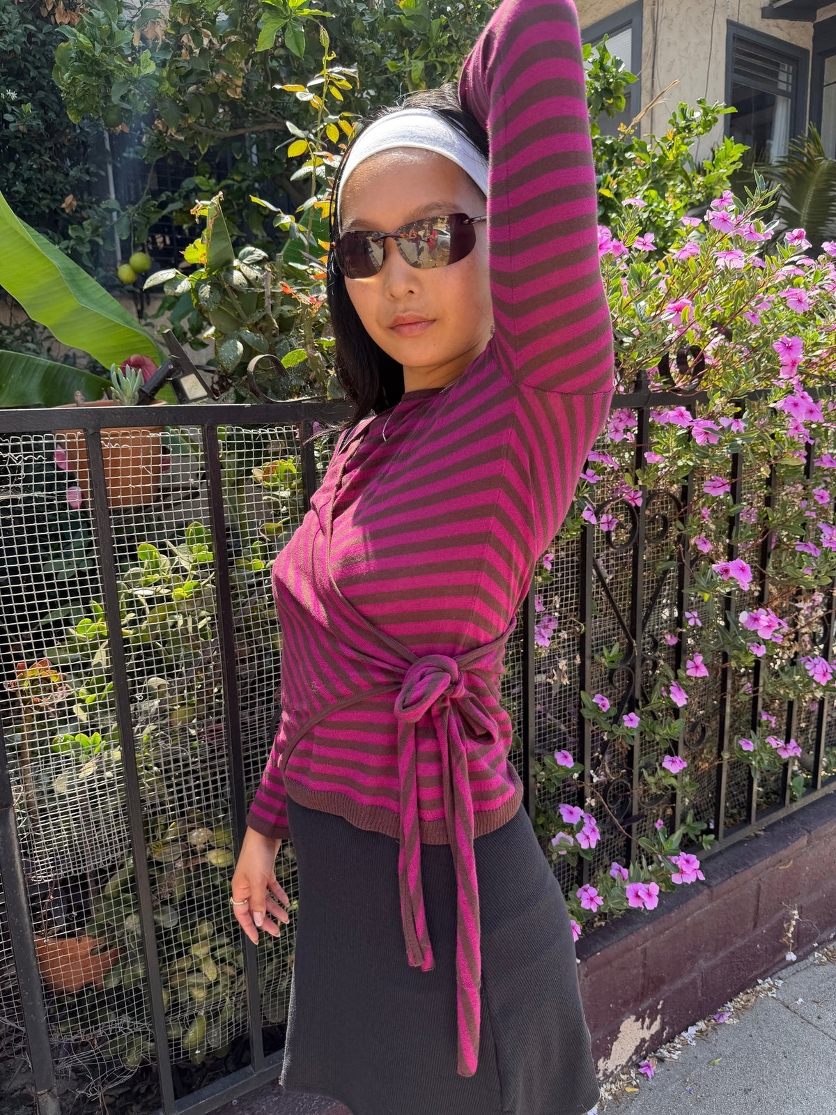 Hannie Sheer Tie Jumper