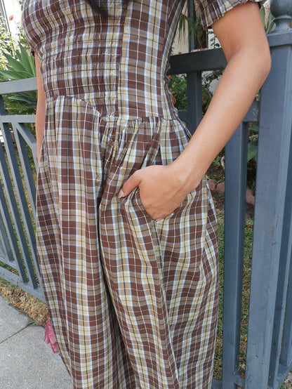 Emmy Shirred Midi Dress