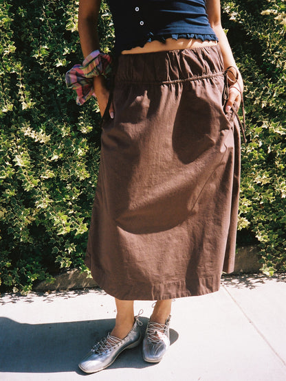 Caspia Volume Midi Skirt